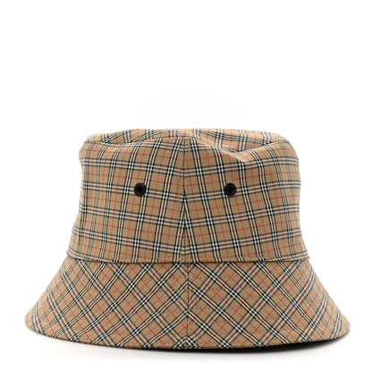 Burberry Technical Cotton Micro Check Bucket Hat L Archive Beige 6 of 9