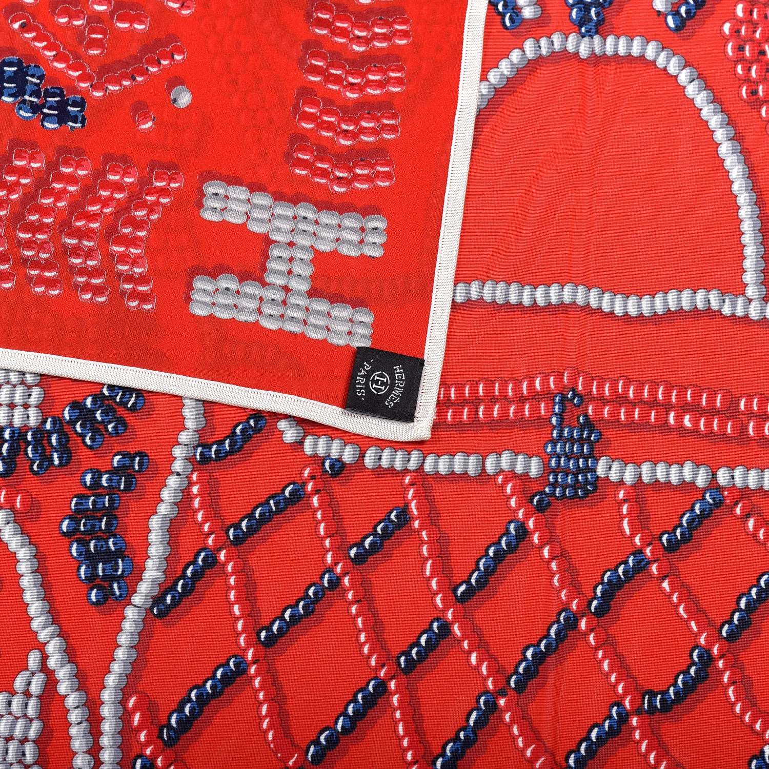 Hermes Silk Jersey Kelly En Perles Scarf 90 2 of 5