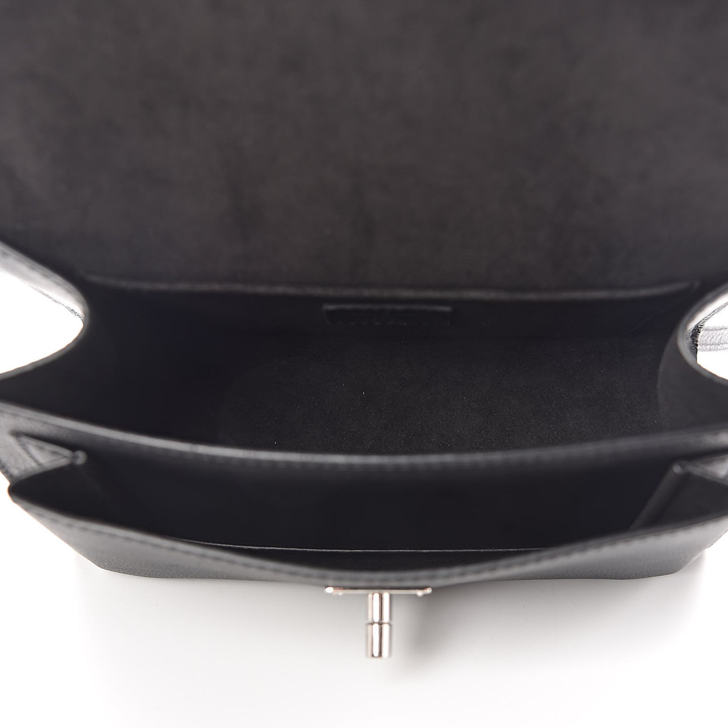 Soft Calfskin My Lockme Chain Bag BB Black