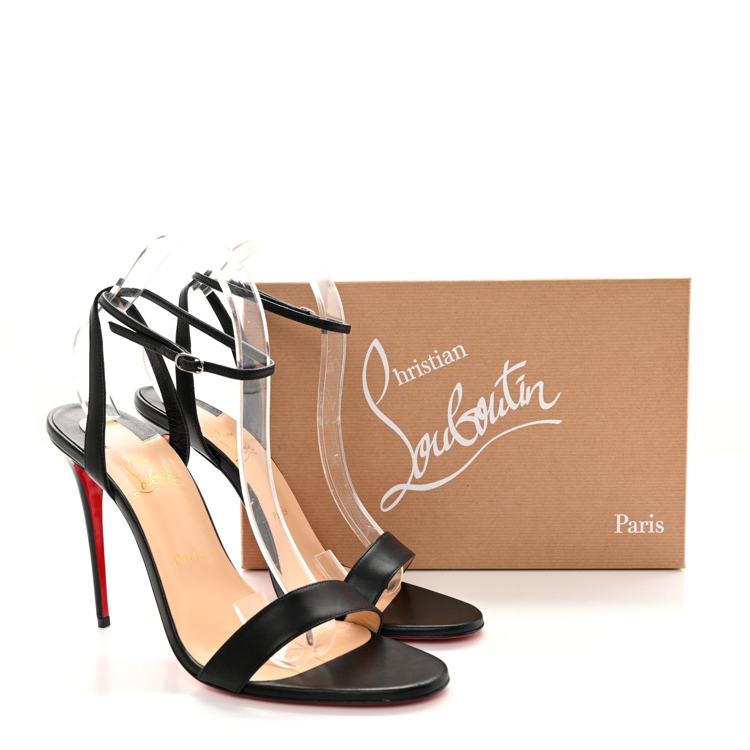 Christian Louboutin Nappa Loubigirl 100 Sandals 42 Black 11 of 11