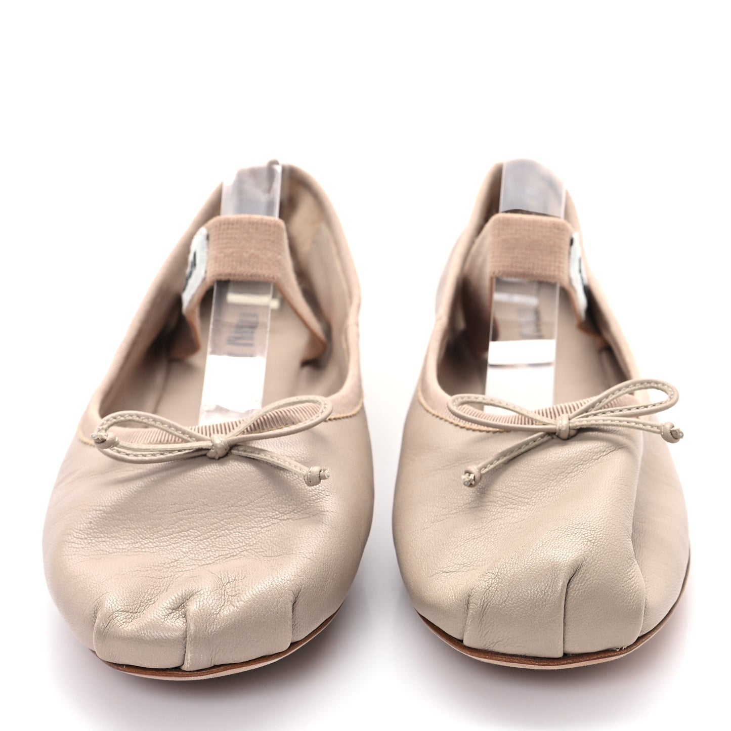 Goatskin Ballerina Flats 37.5 Water Lily