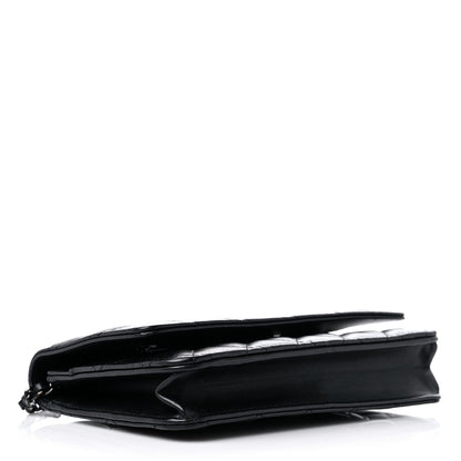 Chanel Lambskin Quilted Wallet On Chain WOC So Black 4 of 11