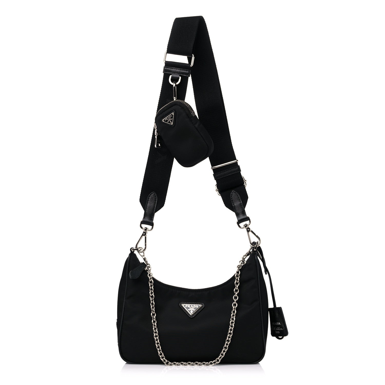 Prada Nylon Re-Edition 2005 Shoulder Bag Black 1 of 12