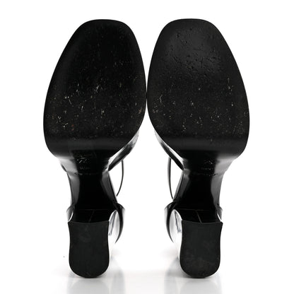 Louis Vuitton Patent Fame Platform Pumps 38.5 Black 5 of 8