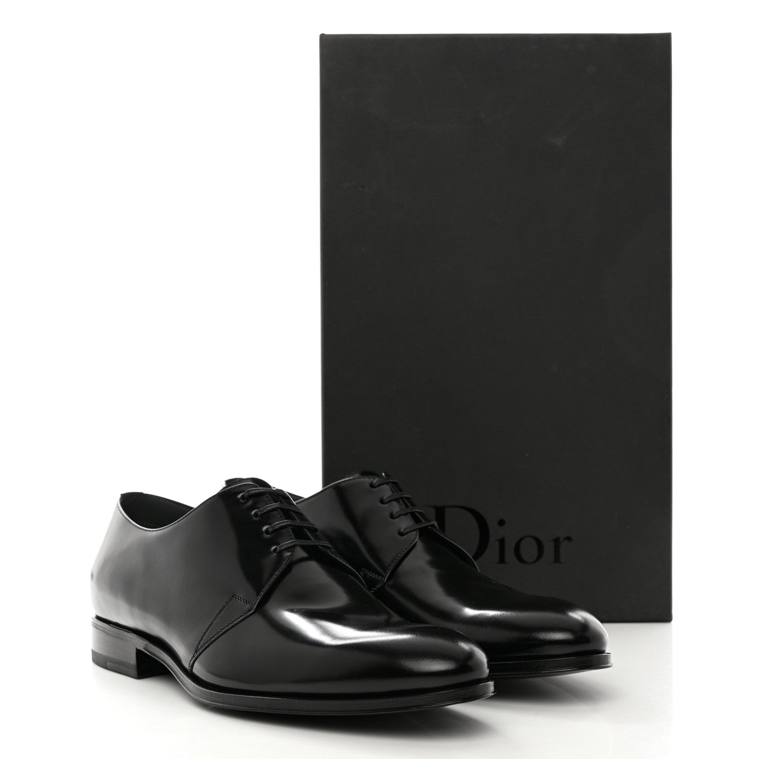 Christian Dior Calfskin Lace Up Oxford Loafers 40.5 Black 9 of 9