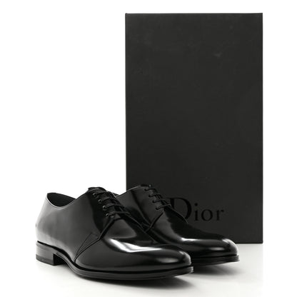 Christian Dior Calfskin Lace Up Oxford Loafers 40.5 Black 9 of 9