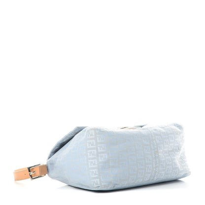 Fendi Zucchino Mama Baguette Blue 4 of 17
