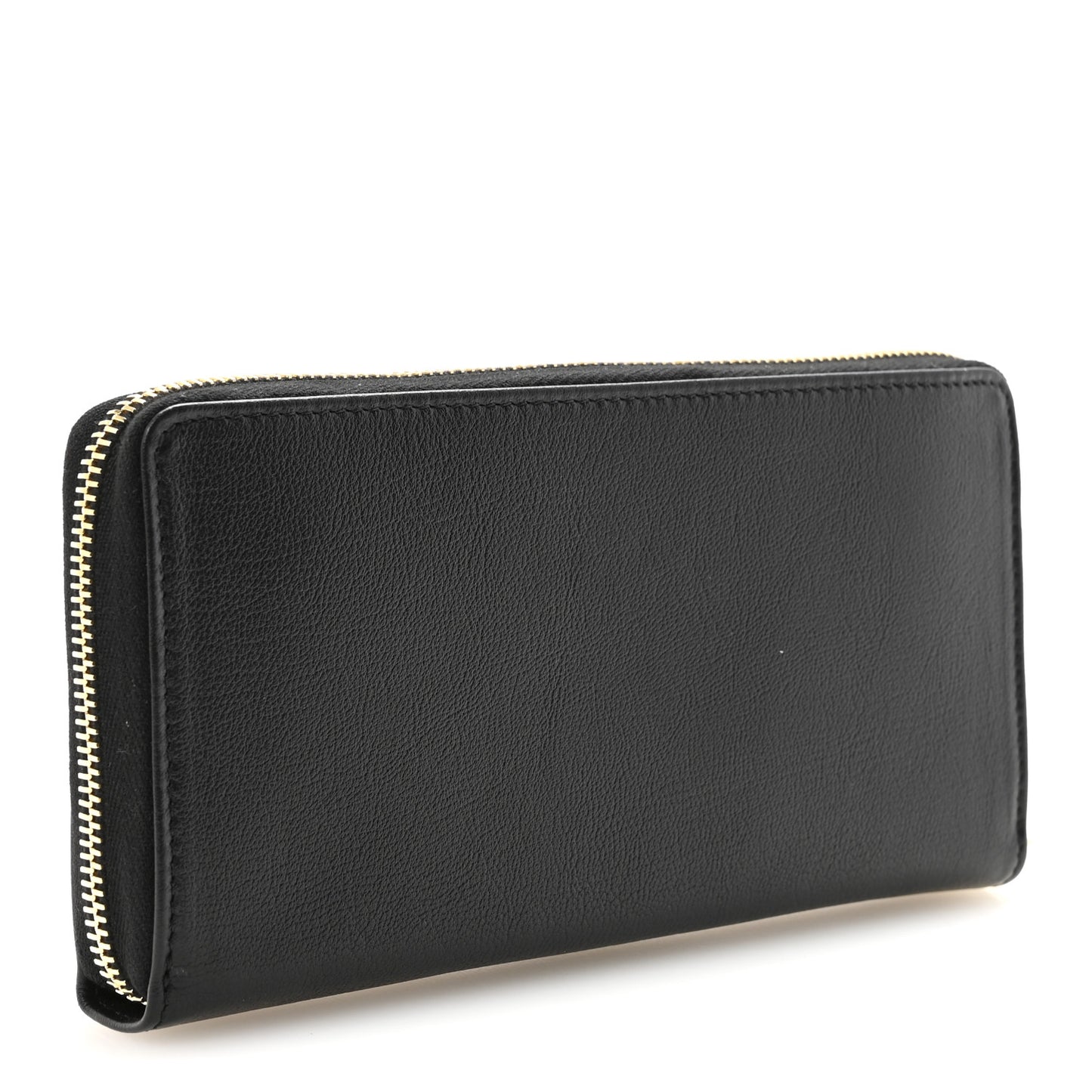 Chevre Belle De Jour Zip Around Wallet Black