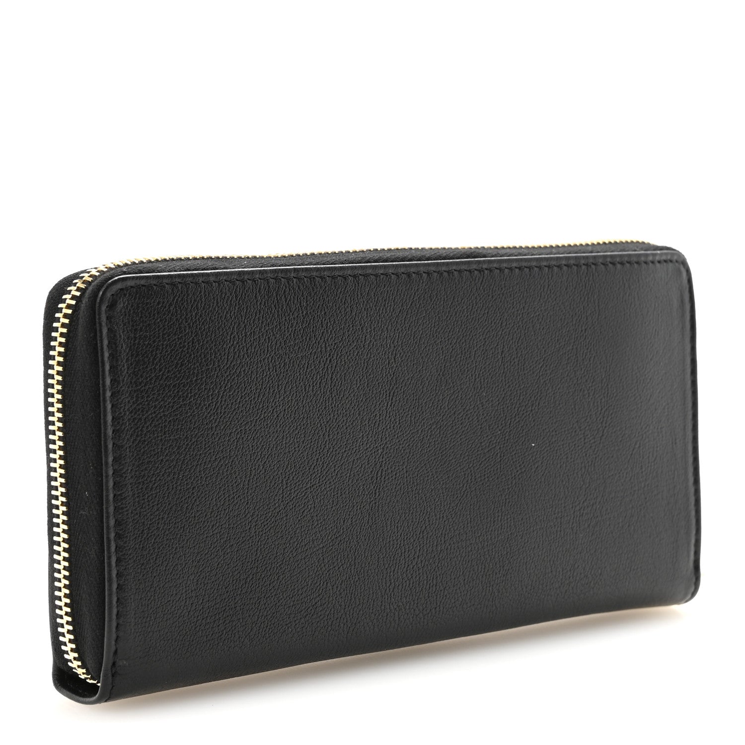 Saint Laurent Chevre Belle De Jour Zip Around Wallet Black 3 of 7