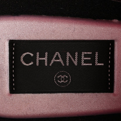 Chanel Calfskin Fabric Sneakers 39 White Silver Fluo Pink 8 of 9