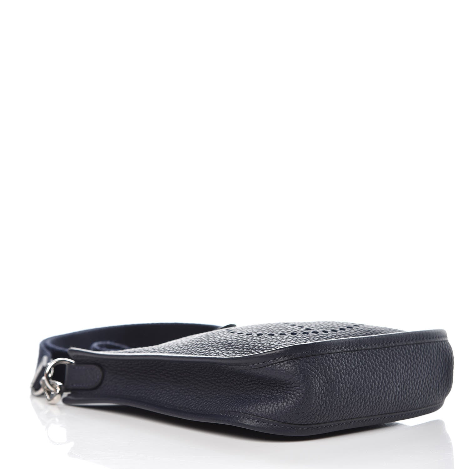 Hermes Taurillon Clemence Amazone Evelyne TPM Bleu Nuit Bleu Indigo 4 of 9