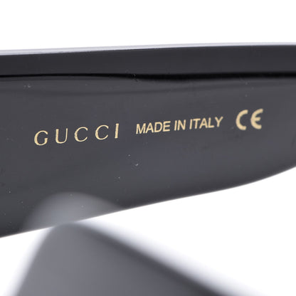 Gucci Acetate Square Frame Sunglasses GG0053S Black 5 of 8