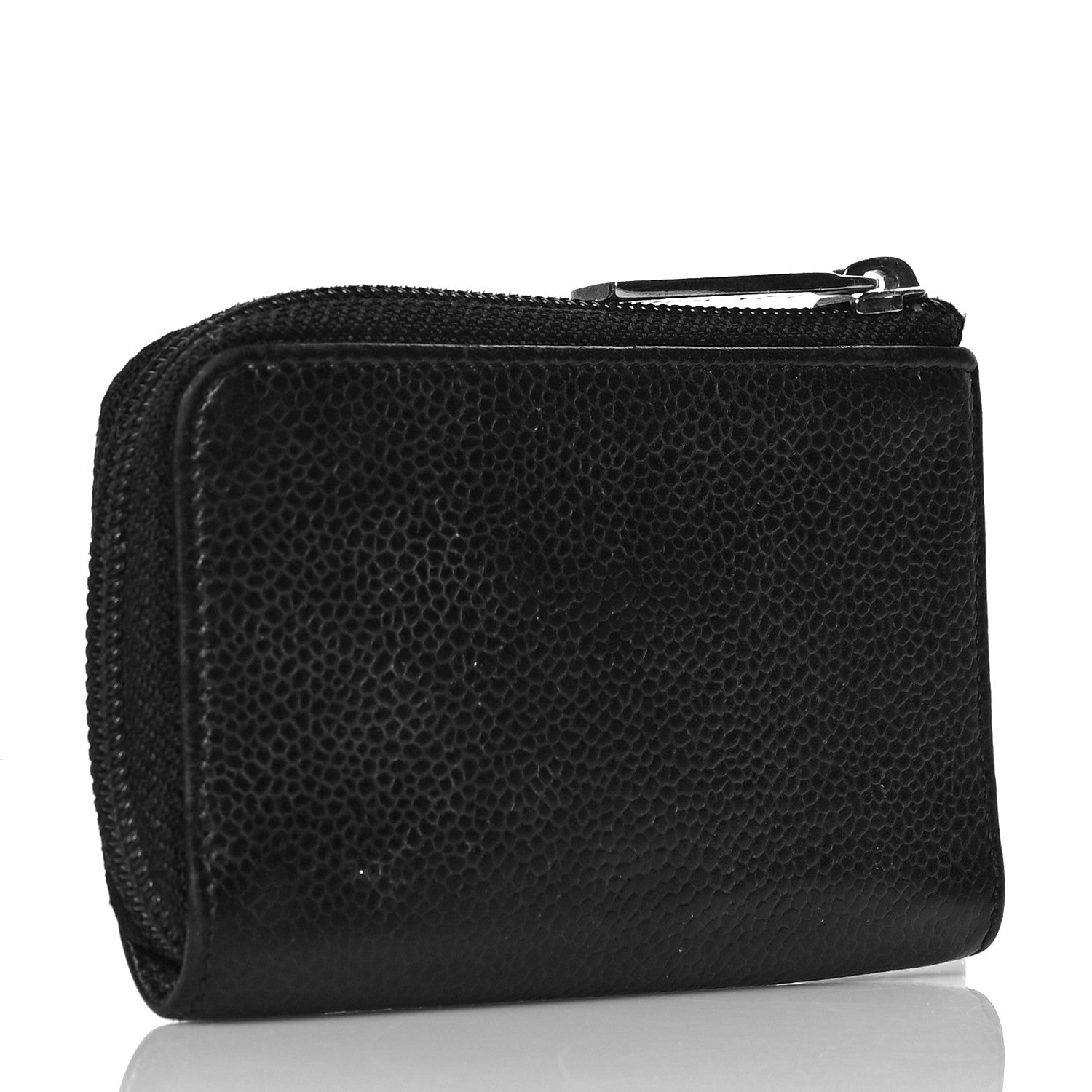 Chanel Caviar Timeless CC Coin Purse Case Black 3 of 7