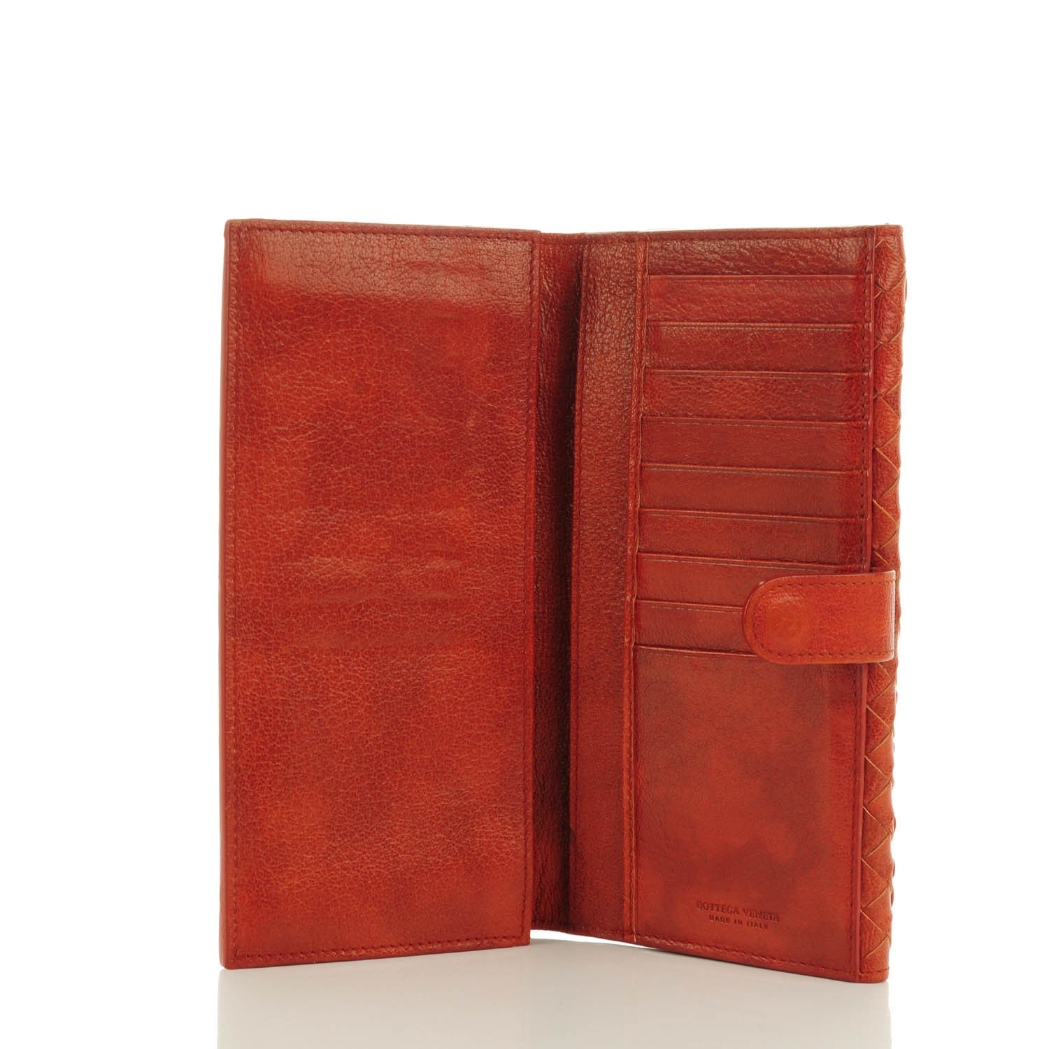 Bottega Veneta Goatskin Intrecciato Continental Wallet Pompei 5 of 8