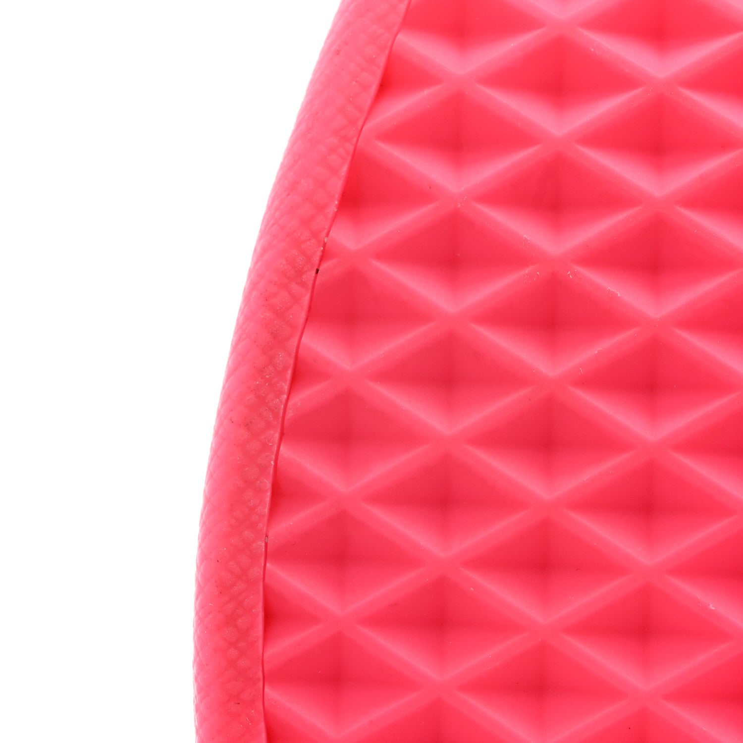 Louis Vuitton Grained Calfskin Embossed Monogram Mens Luxembourg Sneakers 8 Fluo Pink 10 of 11