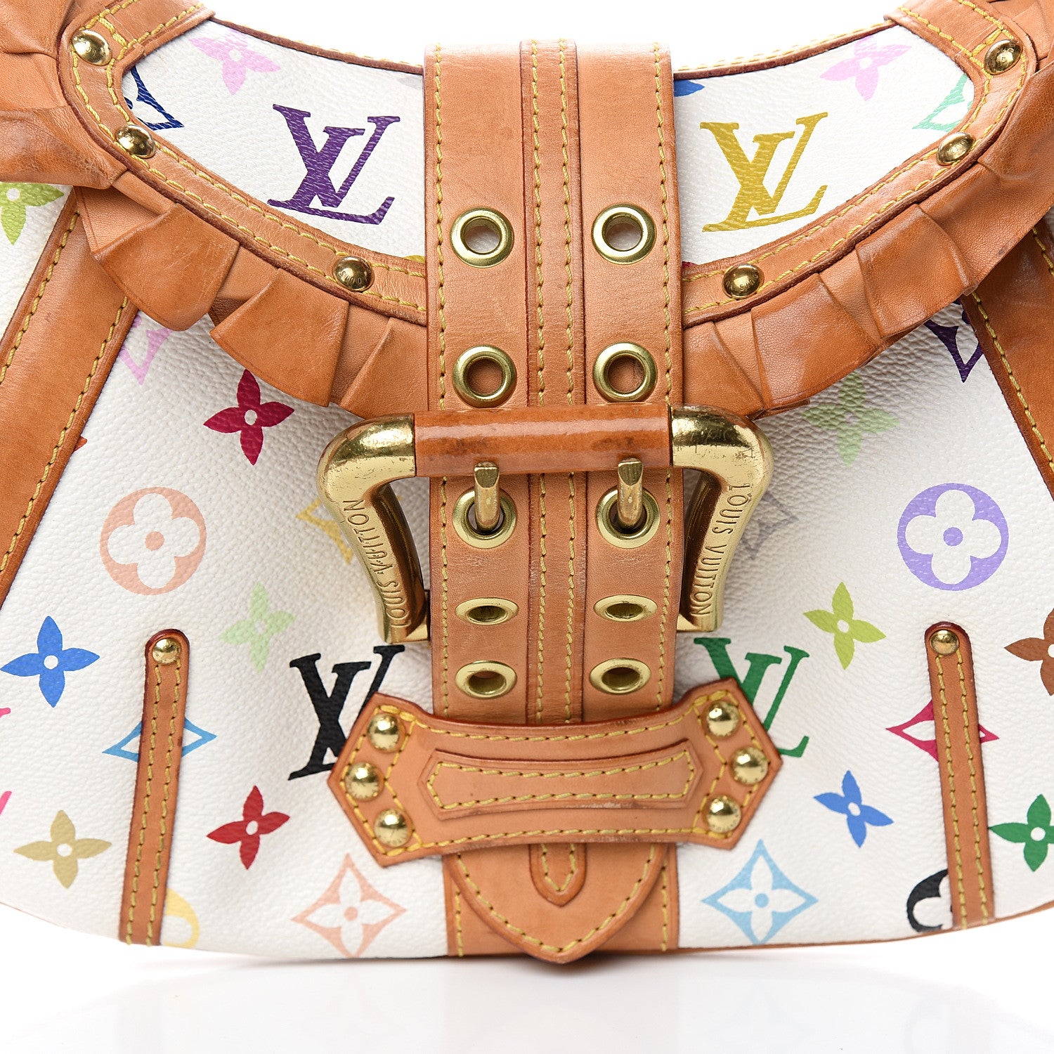 Louis Vuitton Monogram Multicolor Leonor White 12 of 12