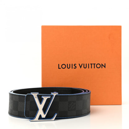 Louis Vuitton Damier Graphite 40mm LV Initiales Belt 95 38 6 of 6