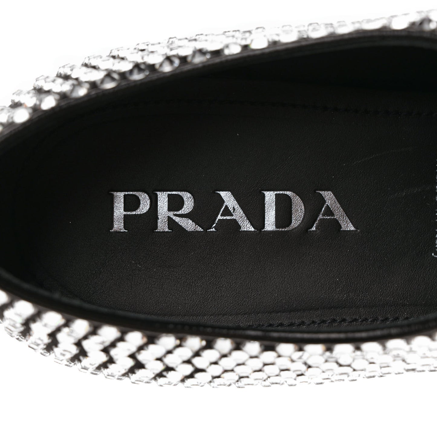 Satin Crystal Mens Derby Loafers 8 Crystal