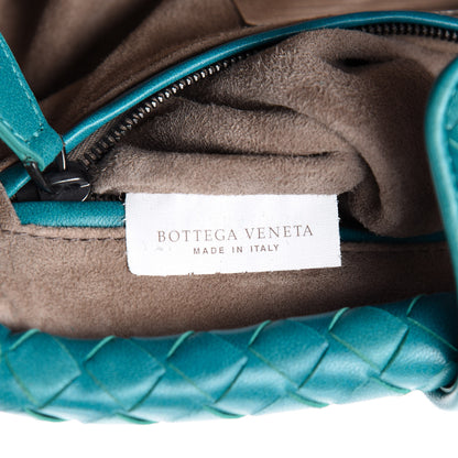 Bottega Veneta Nappa Intrecciato The Lauren 1980 Clutch Aqua 6 of 7