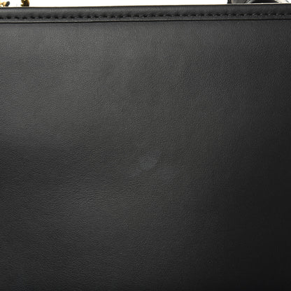 Fendi Vitello Century F is Fendi FF Diagonal Inlay Small Runaway Satchel Fango Black Fragola 7 of 9