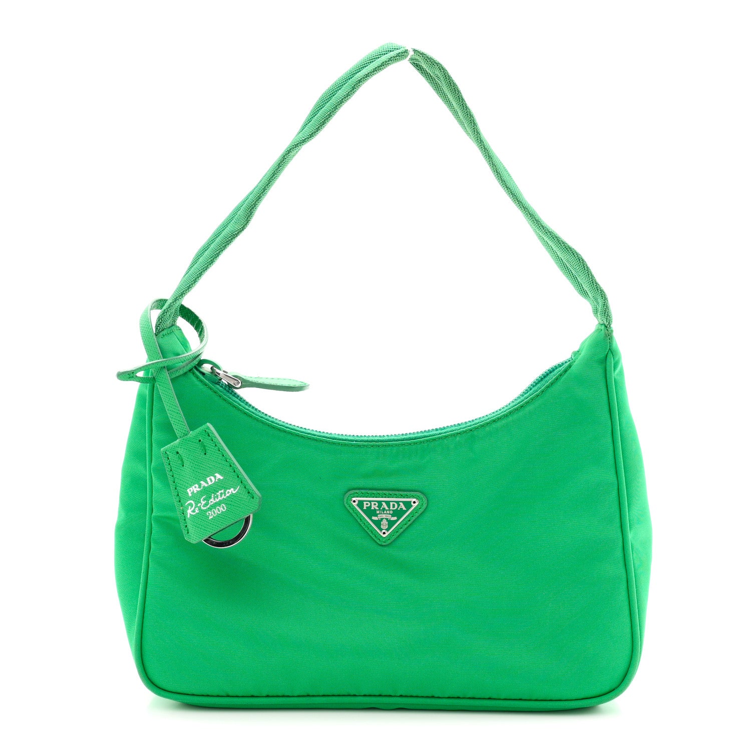 Prada Tessuto Nylon Mini Re-Edition 2000 Bag Menta 1 of 10