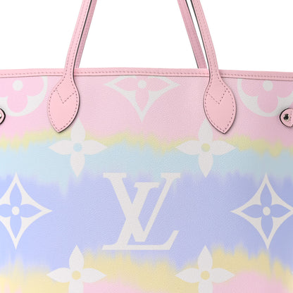 Louis Vuitton Monogram Escale Neverfull MM Pastel 9 of 13