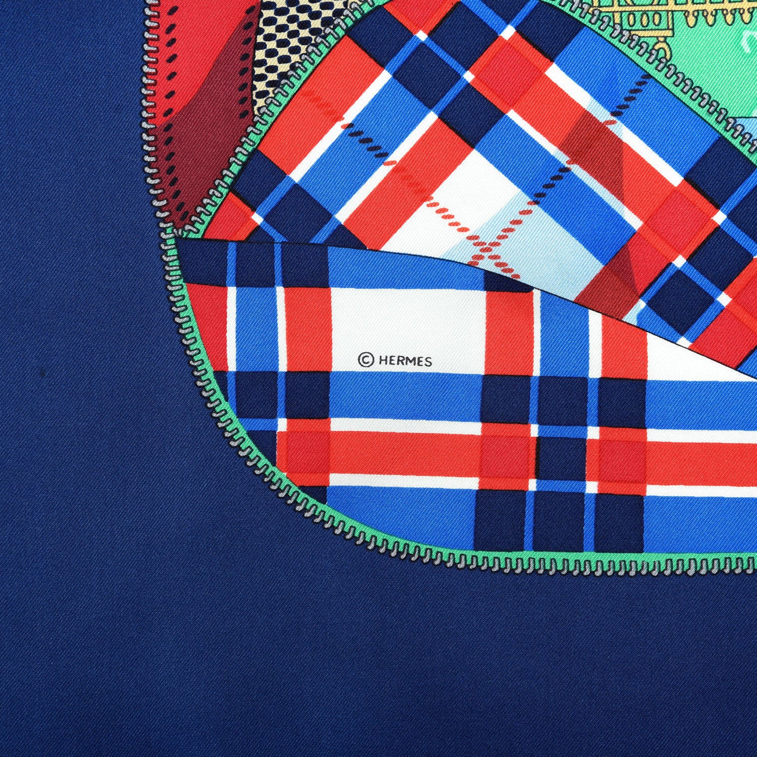 Hermes Silk L'Elegance et le Confort en Automobile Scarf 90 6 of 6