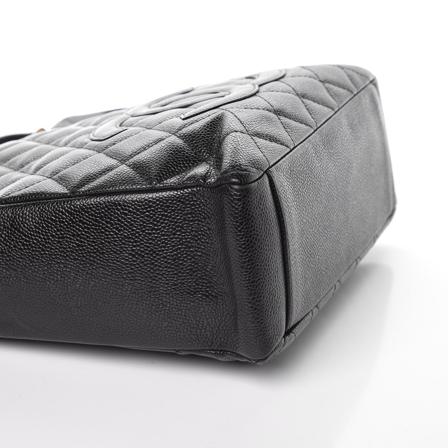 Chanel Caviar Quilted Petit Shopping Tote PST Black 8 of 8