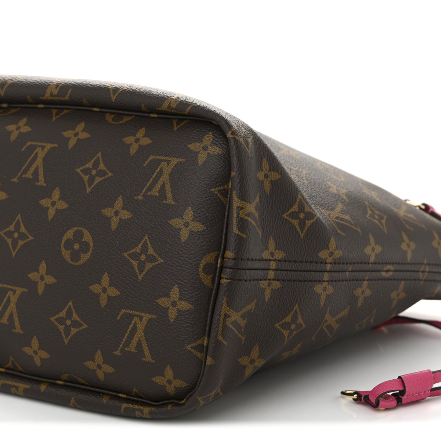 Monogram Inside Out Neverfull Bandouliere MM Rose Pondichery