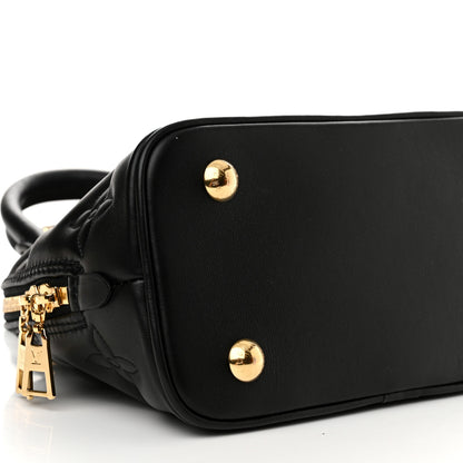 Louis Vuitton Calfskin Bubblegram Alma BB Black 8 of 10