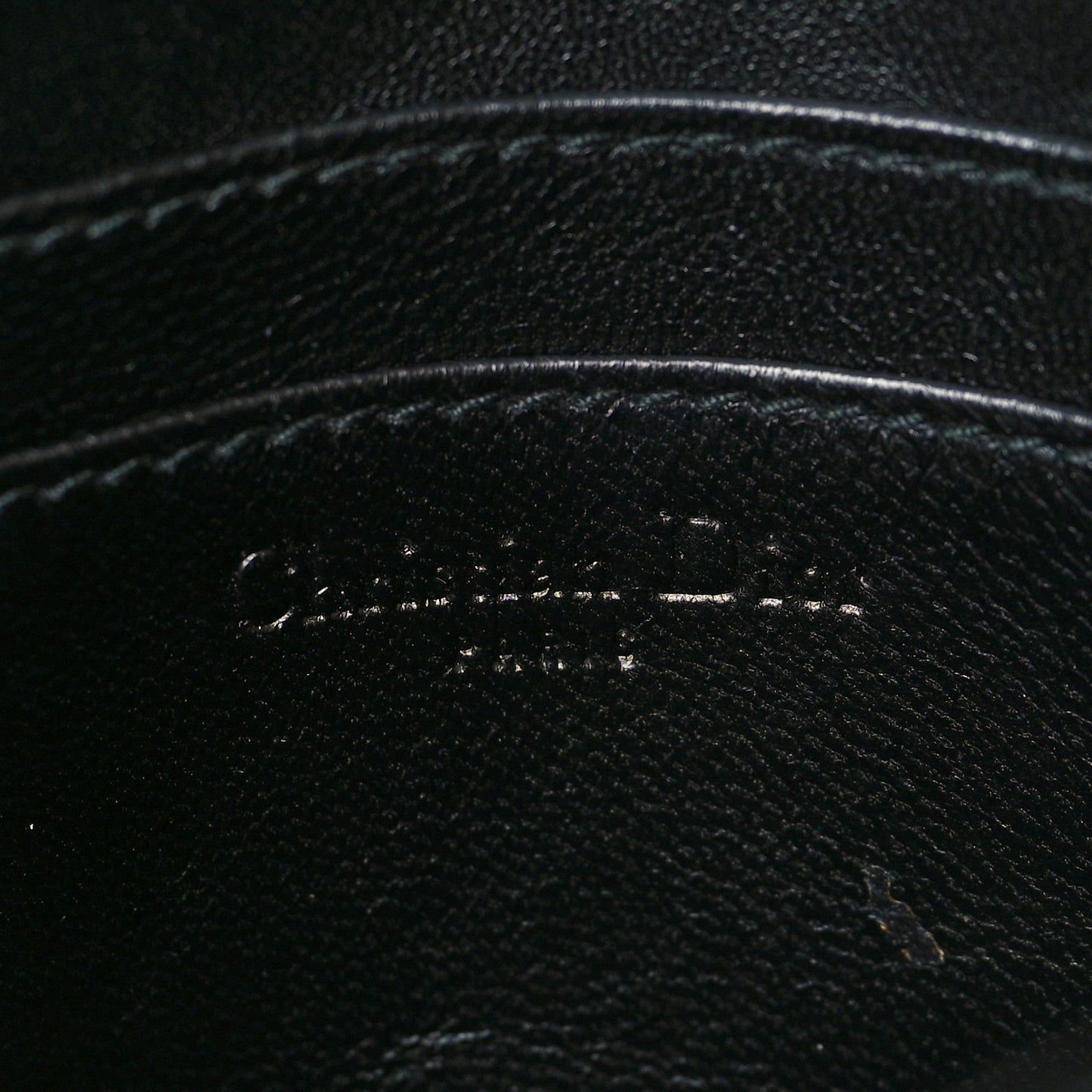 Lambskin Cannage Lady Dior Pochette Black
