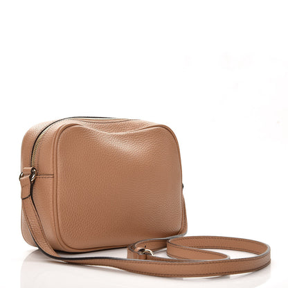 Gucci Pebbled Calfskin Small Soho Disco Bag Rose Beige 3 of 10
