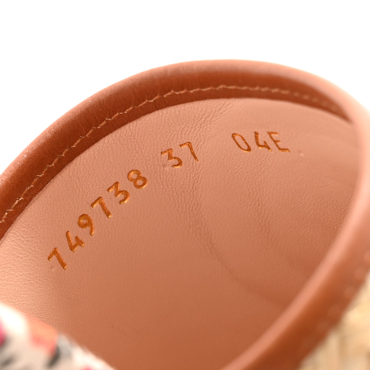 Raffia Malaga Kid Interlocking G Sandals 37 Palmi Naturale Harness Brown