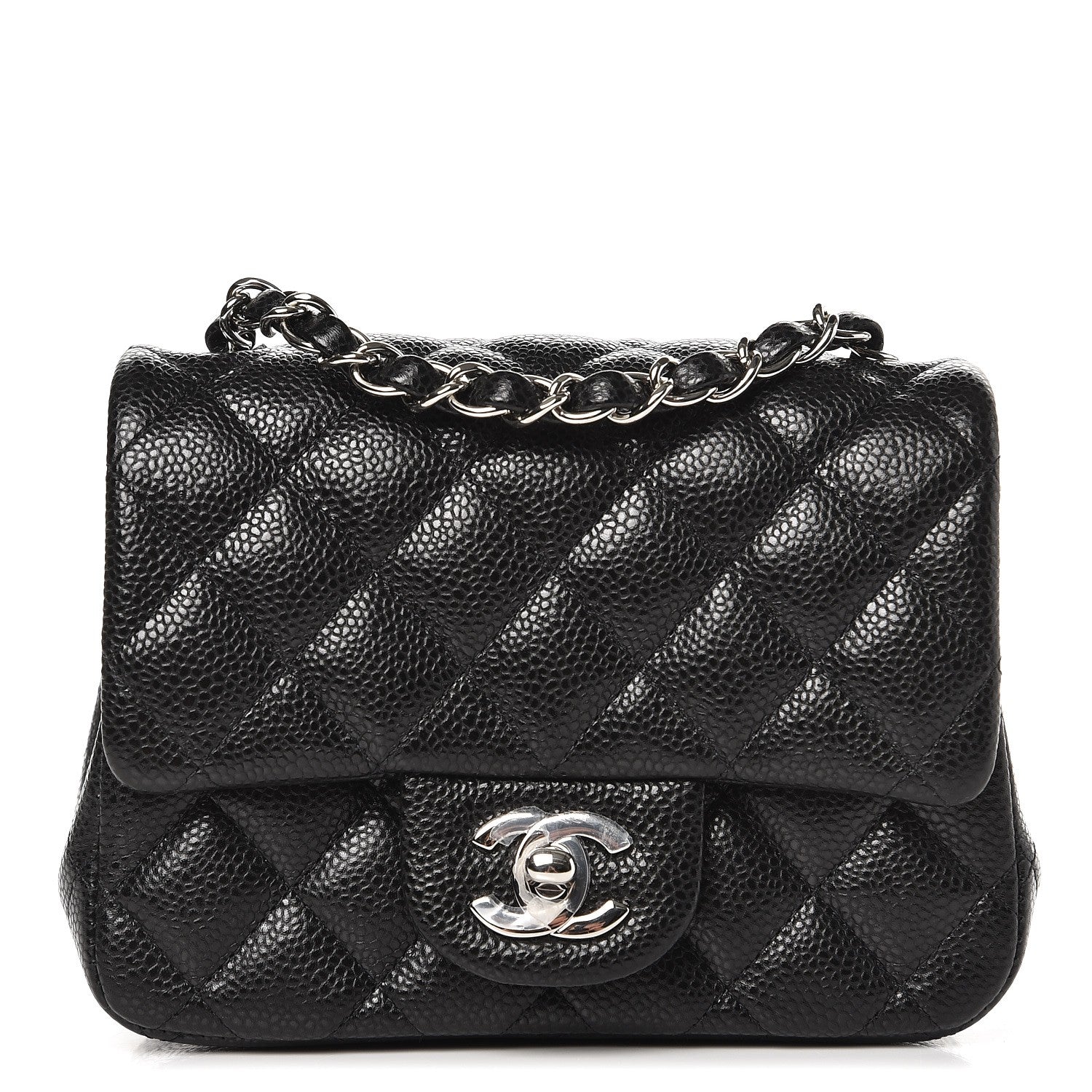 Chanel Caviar Quilted Mini Square Flap Black 1 of 8