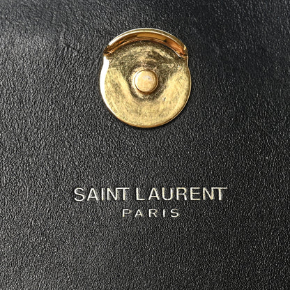 Saint Laurent Calfskin Small Classic Monogram Kate Tassel Satchel Black 7 of 10