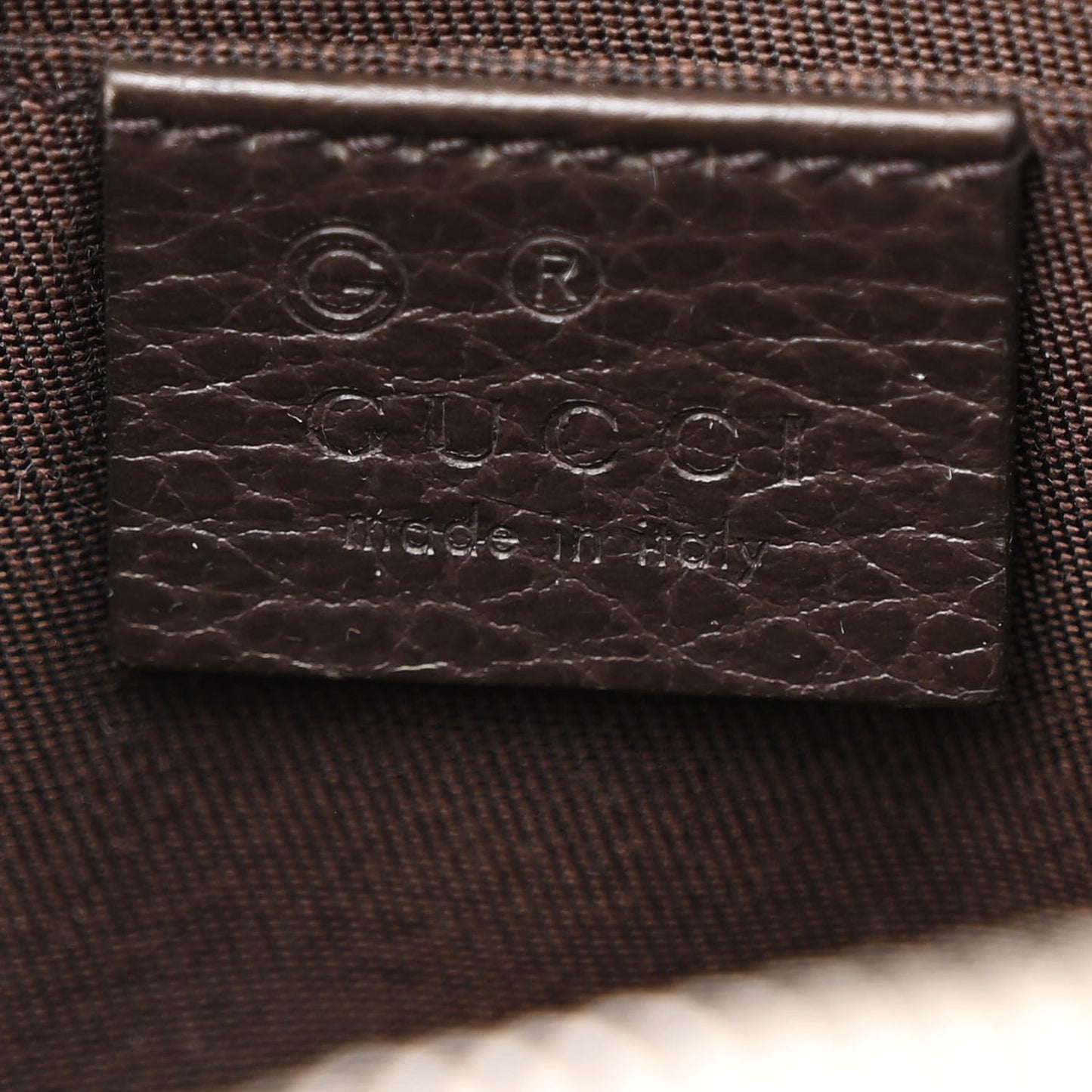 Monogram Belt Bag Dark Brown