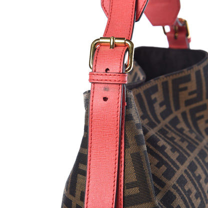 Fendi Zucca Vitello Elite Small Hobo Tobacco Ecstasy 14 of 15