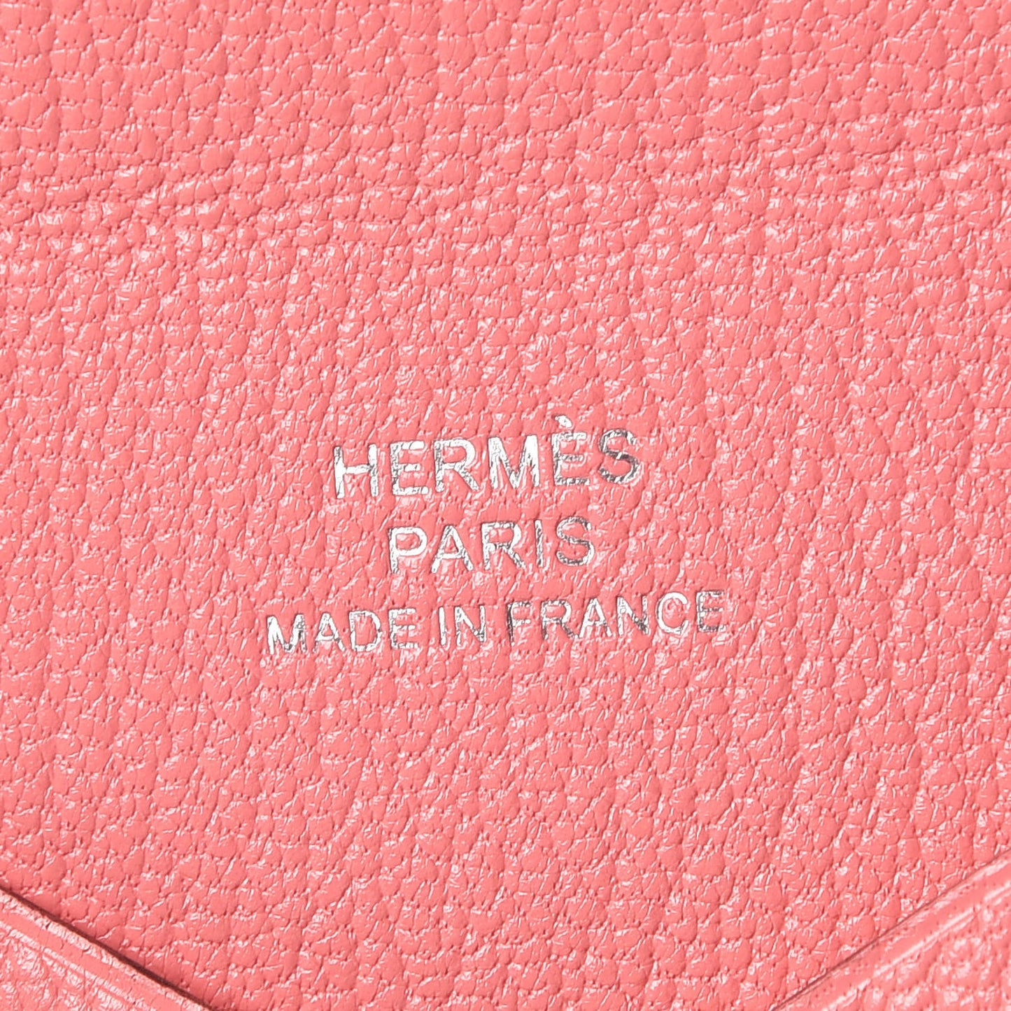 Chevre Mysore Calvi Card Case Rose Ete