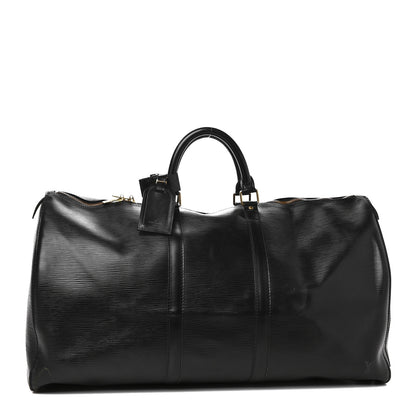 Louis Vuitton Epi Keepall 55 Black 1 of 14