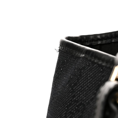 Gucci Denim Monogram Medium Jolicoeur Tote Black 11 of 11