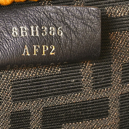 Fendi Crochet Vitello King Logo Plexiglass Medium Fendi Sunshine Shopper Tote Mimosa Panna 7 of 10