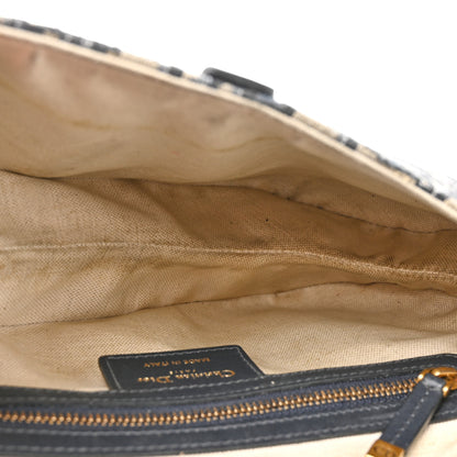 Christian Dior Oblique Saddle Bag Blue 5 of 18