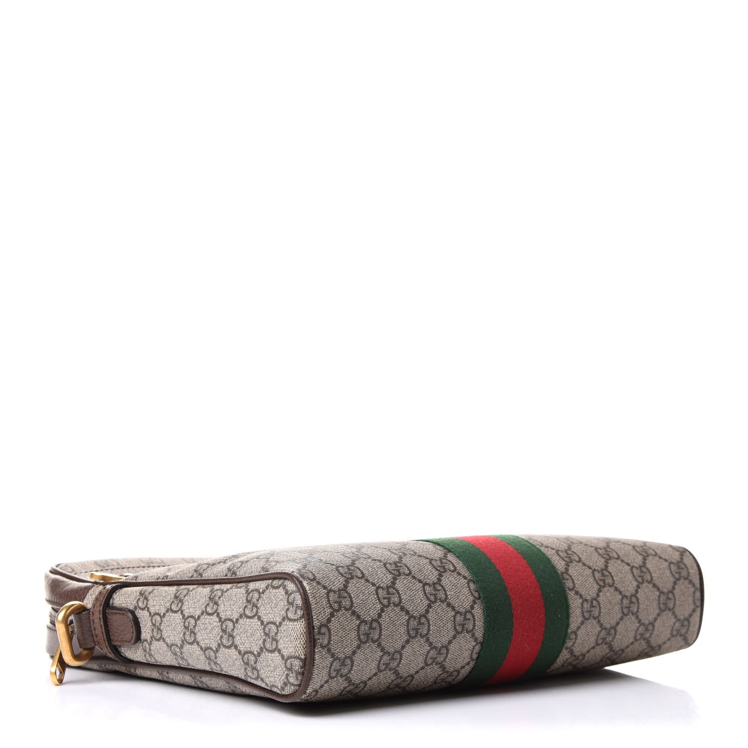 Gucci GG Supreme Monogram Web Medium Ophidia Messenger Bag Brown 3 of 10