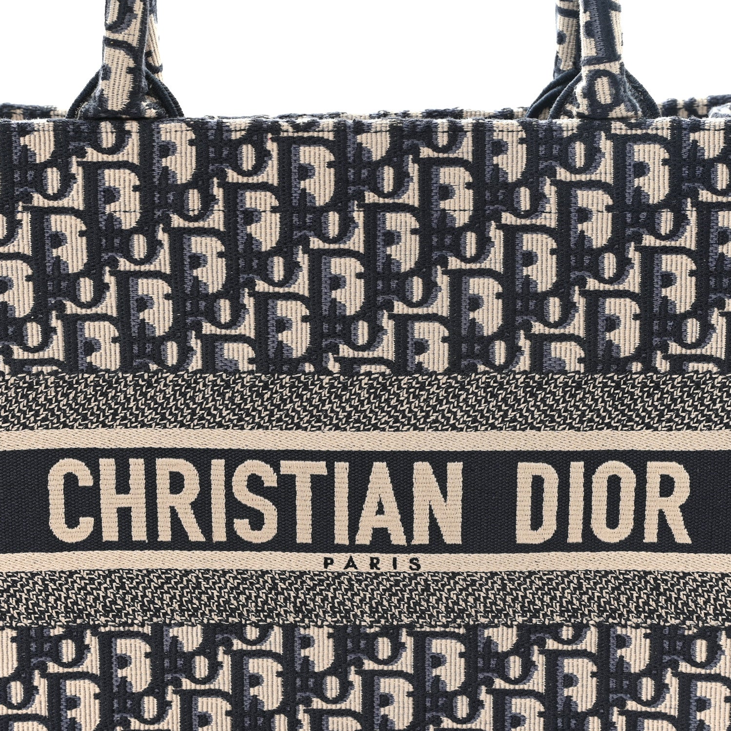 Christian Dior Oblique Medium Book Tote Blue Multicolor 6 of 12