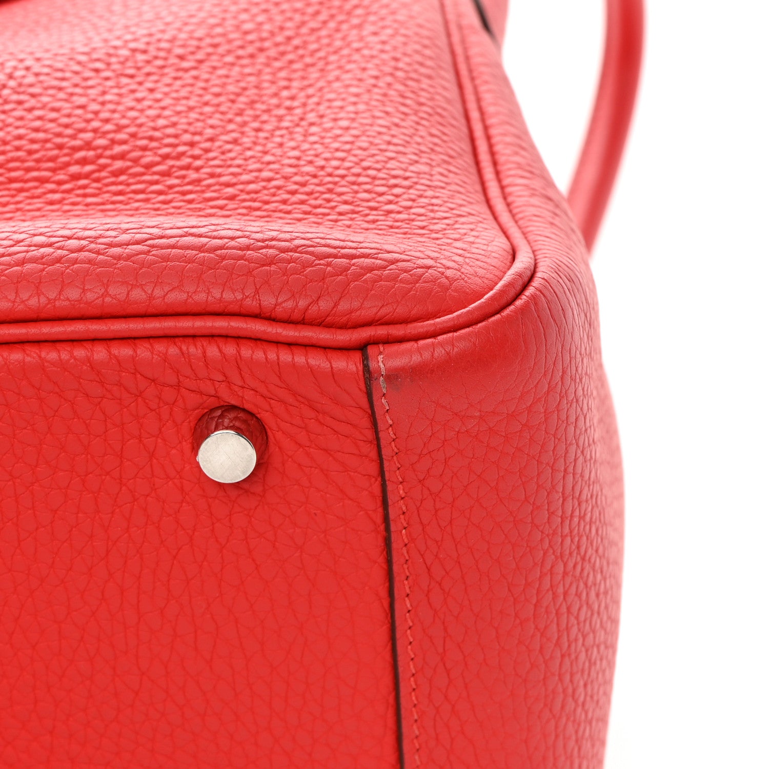 Hermes Taurillon Clemence Lindy 30 Rouge Casaque 16 of 16