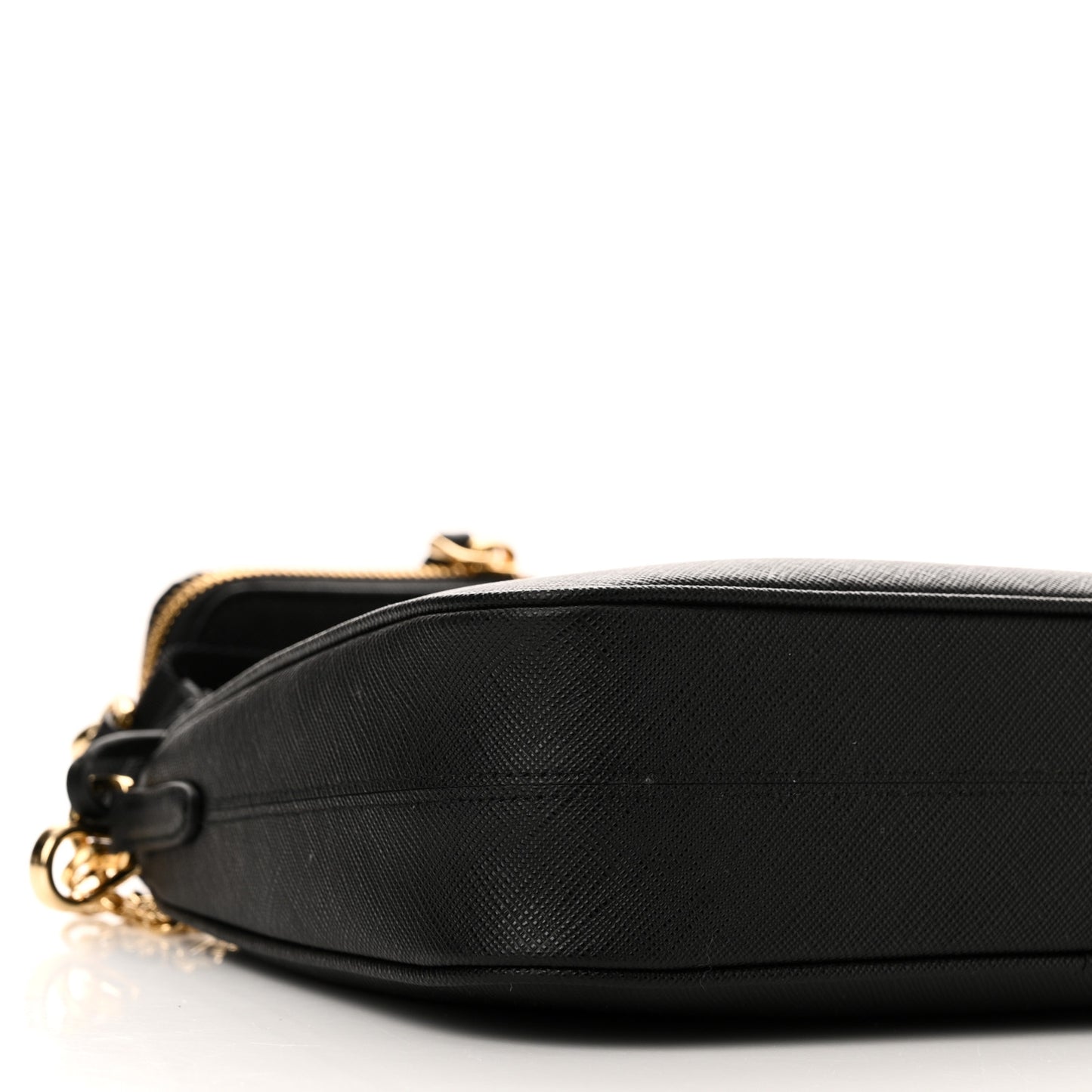 Saffiano Lux Re-Edition 2005 Shoulder Bag Black