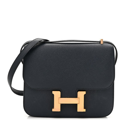 Hermes Epsom Constance 18 Bleu Indigo 1 of 14