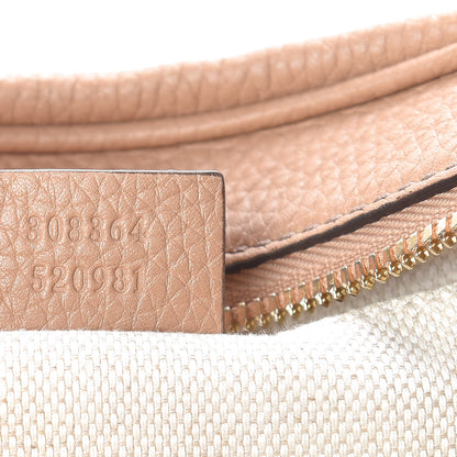 Gucci Pebbled Calfskin Small Soho Disco Bag Camelia 7 of 10