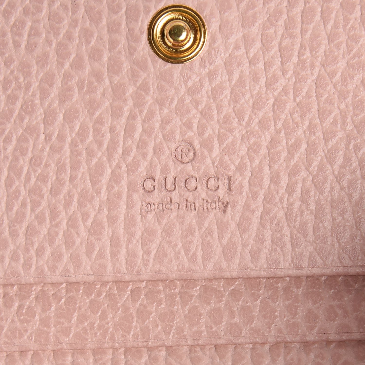 Gucci Dollar Calfskin GG Marmont Card Case Perfect Pink 6 of 8