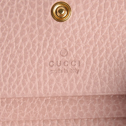 Gucci Dollar Calfskin GG Marmont Card Case Perfect Pink 6 of 8
